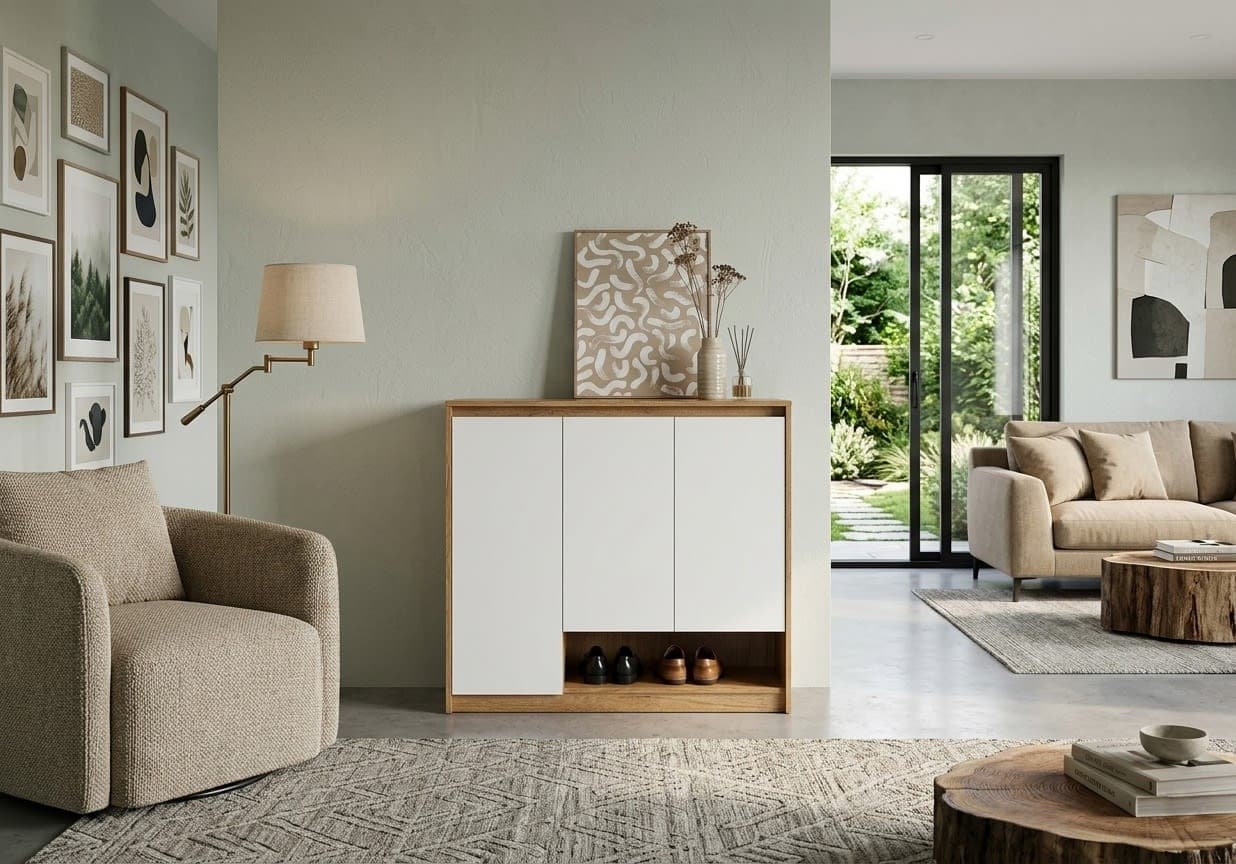 Tủ giày Thấp 3 Cánh Amberline