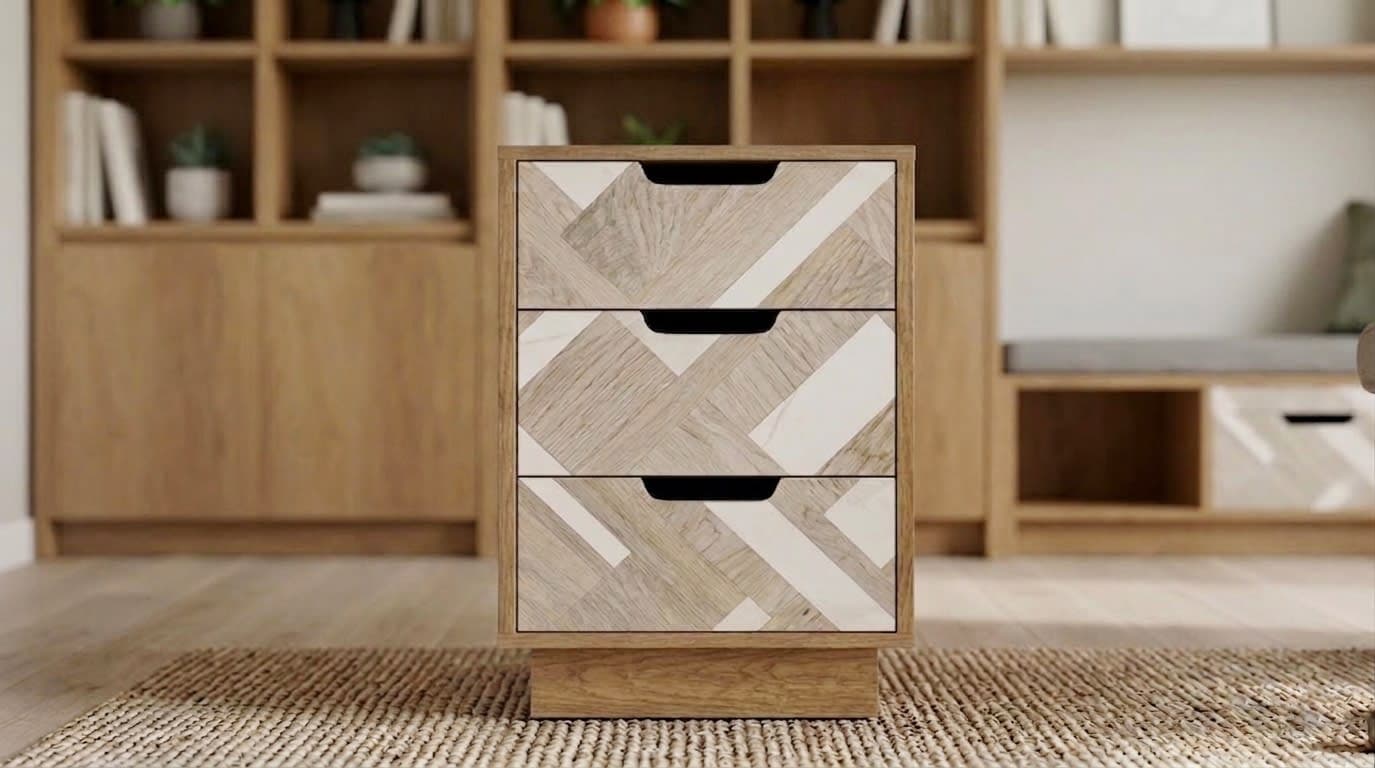 Tủ Thấp 3 Hộc Kéo