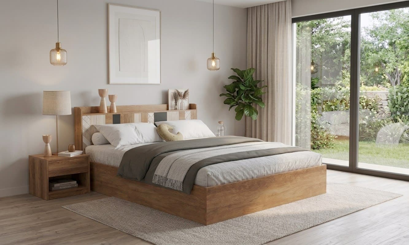 Giường Ngủ 1m6 Có Đầu Giường hover