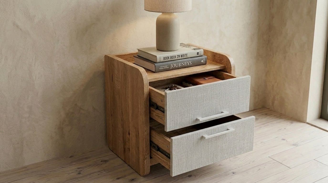 Tab đầu giường 2 Hộc Kéo hover