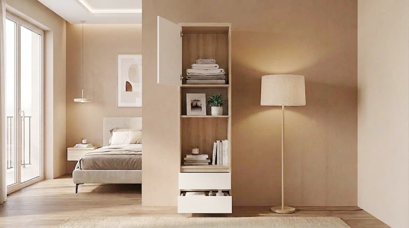 Tủ Đứng Bên Tủ Áo 1 Cánh Lumi hover