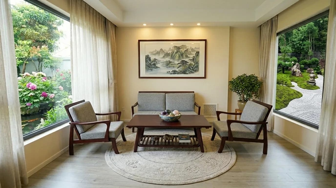 Ghế Sofa Armchair Đơn Gỗ Sồi hover